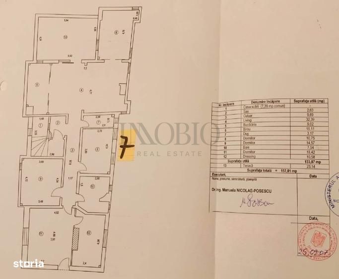 Apartament 5 camere / Parc Kiseleff / Vilă interbelică