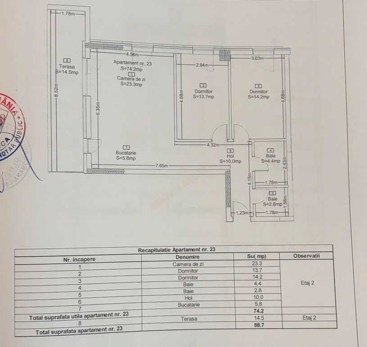 Apartament de vanzare -pf