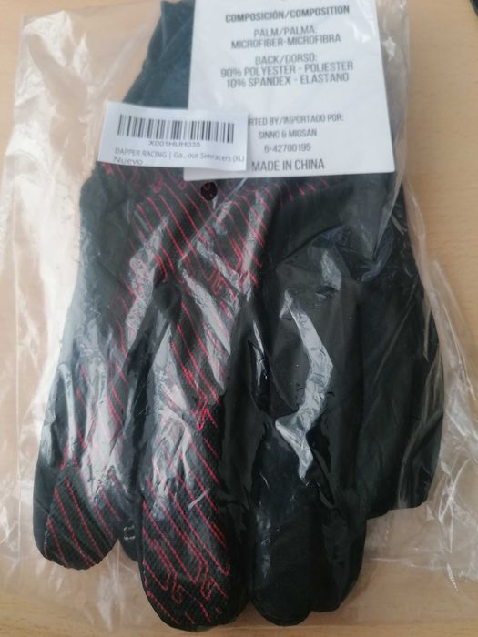 Ръкавици за Sim Racing - DAPPER RACING (Red Edition)