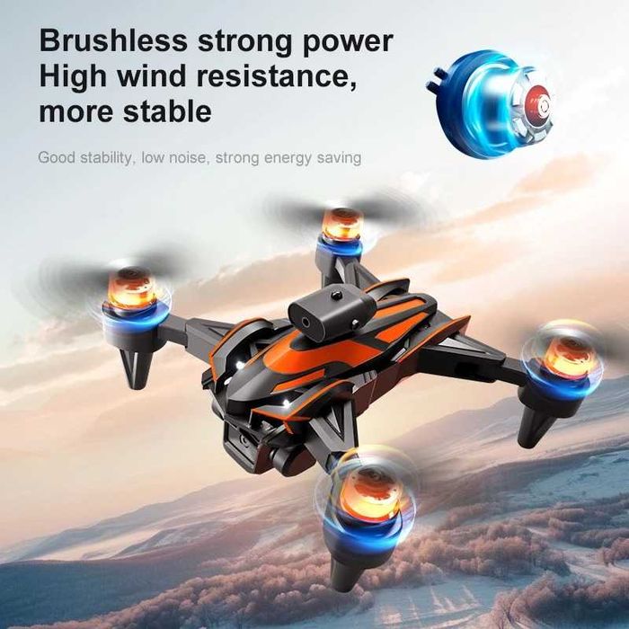 Drone UAV NEW K12Max cu Casca VR, Control pe Ecran, Camera 8K HD, 5G, Tehnologie Brushless, Pozitionare prin Flux Optic, Aeriana cu 4 Axe