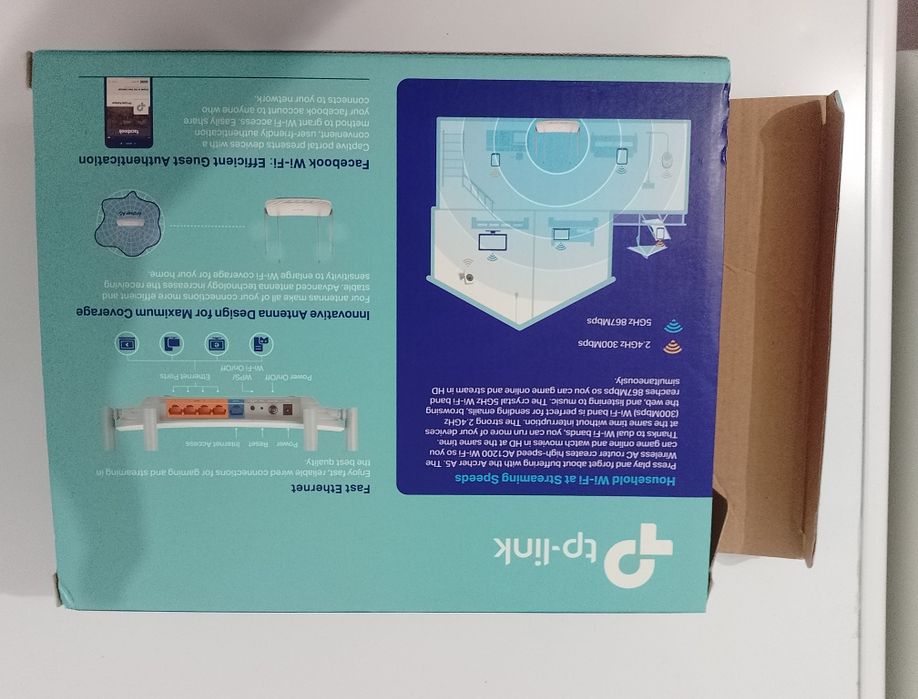 Router tp- link, AC1200, archer A5.