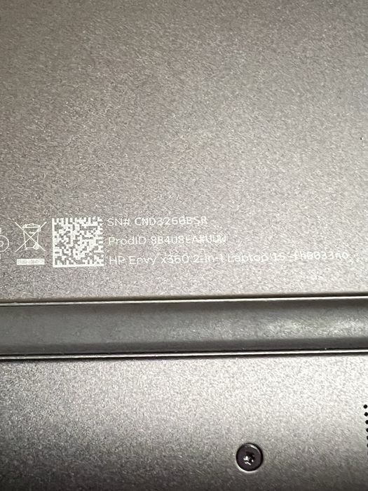 Laptop HP Envy X360, 480GB, AMD Ryzen 7 ,7730U,16gb RAM