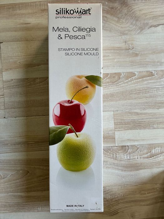 Силиконова форма "Mela Ciliegia & Pesca" на Silikomart