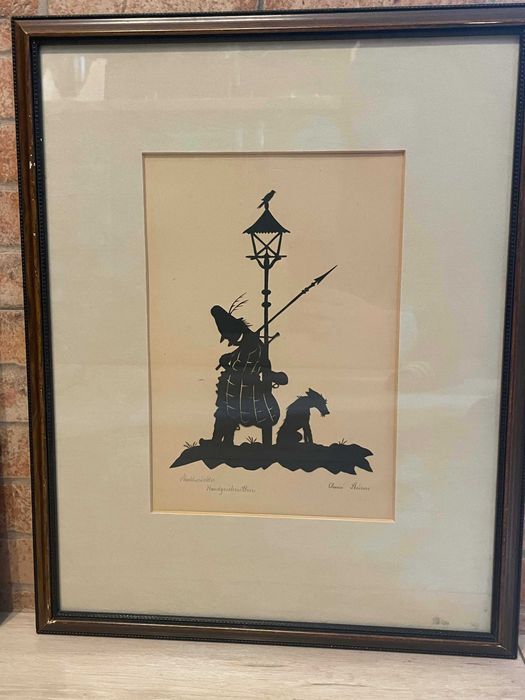 et 2 tablouri siluete decupate manual - Anni Hunne - Handgeschnitten