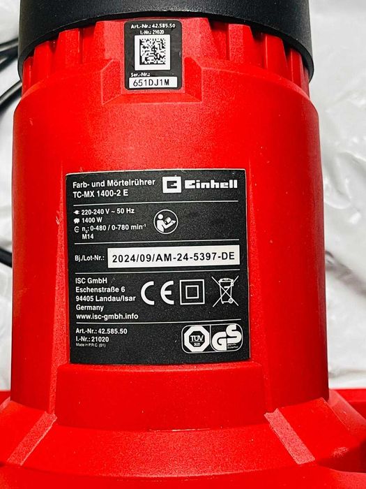 Amestecator Einhell TC-MX 1400-2 1400W