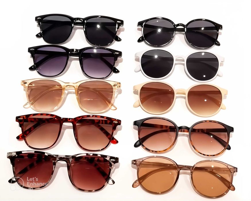 Стилни дамски слънчеви очила – нови, UV защита, производство Италия.