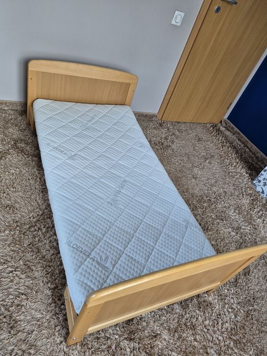 Детско/Бебешко легло Ponolino Björn (Масивно дърво) + Матрак