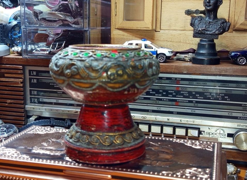 Vas vintage de colecție tibetan vechi