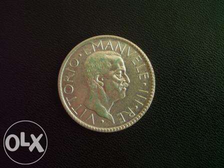 Moneda rara -20 lire 1928 italia