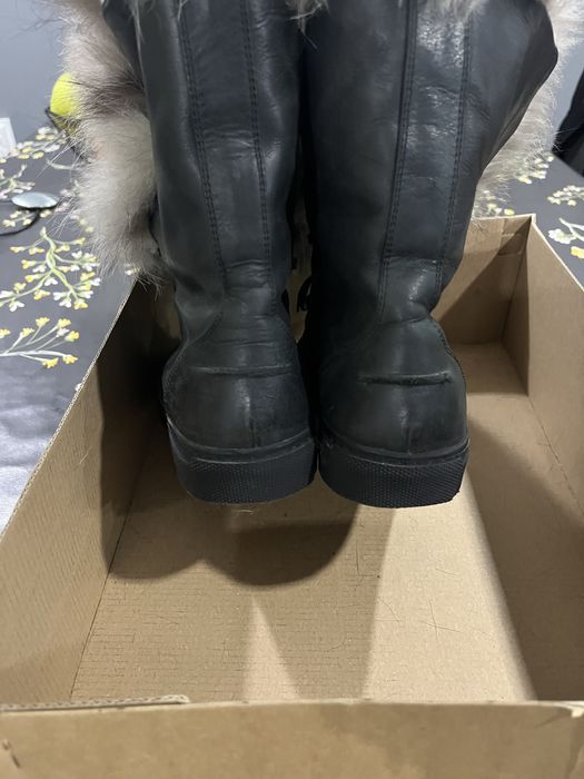 Дамски боти Daris N39 с естествен косъм