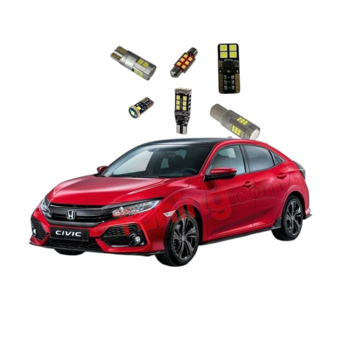 Pachet becuri led leduri pentru iluminare interior Honda Civic X