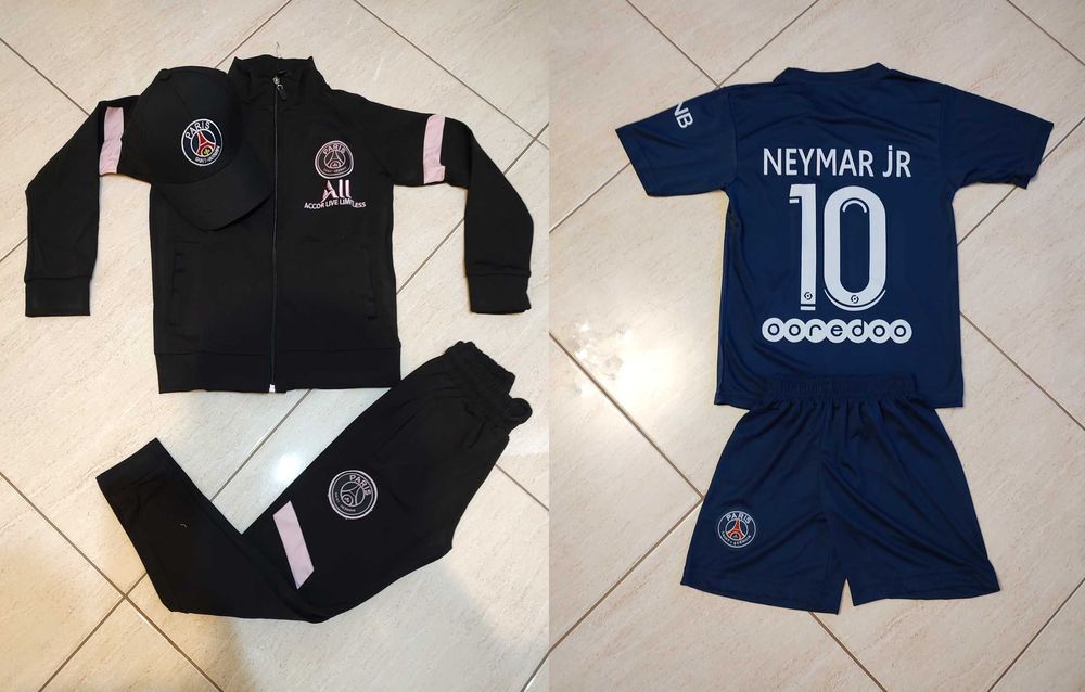 Неймар Син Екип + Анцуг + Чорапи Неймар ПСЖ / PSG 2023 Детско