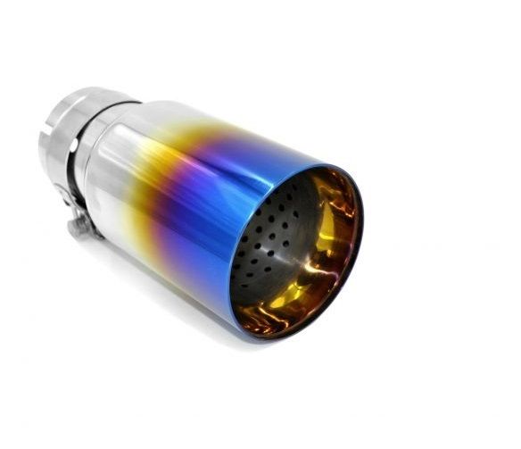 Хромиран обгорен ауспухов накрайник овален