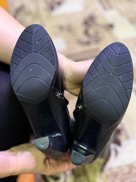 Кожанные сапоги  натуралка