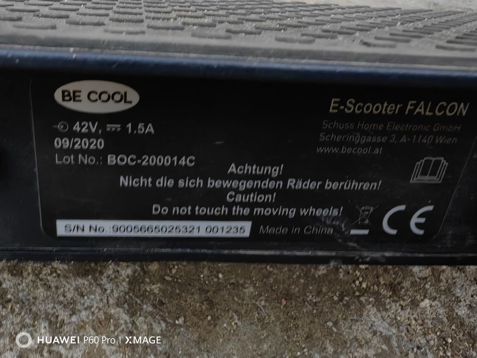 Електрическо превозно средство BE COOL FALCON