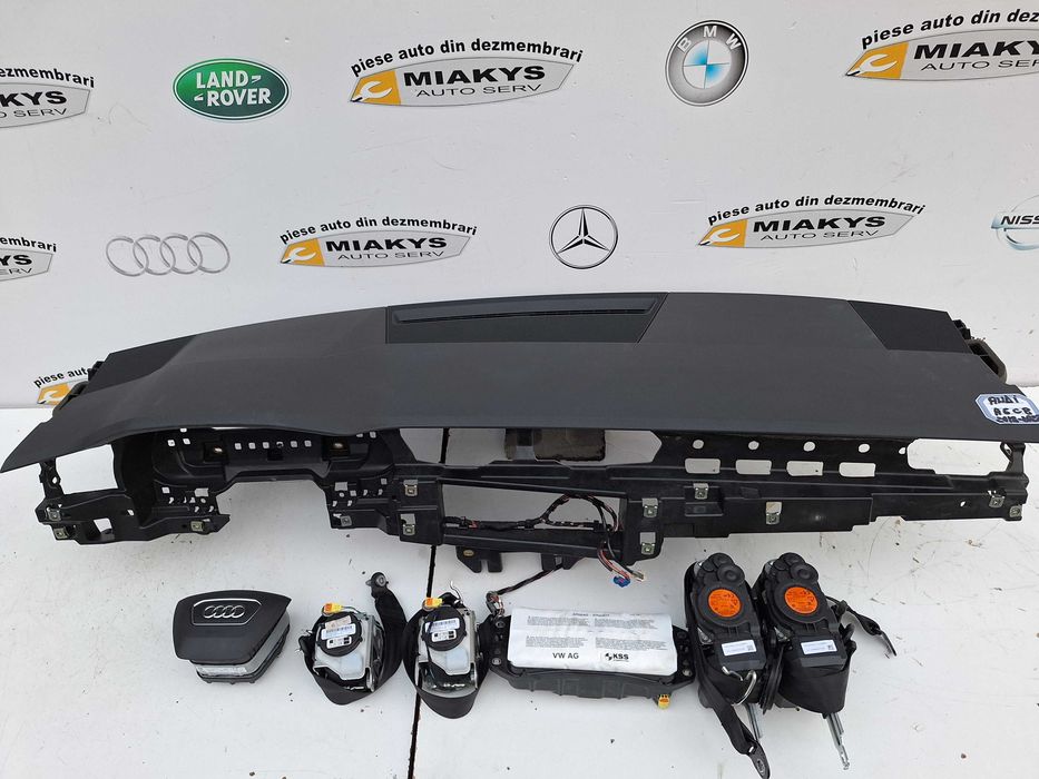 Plansa de bord+kit airbag-uri(volan+pasager,centuri)AudiA6C8 2018-2023