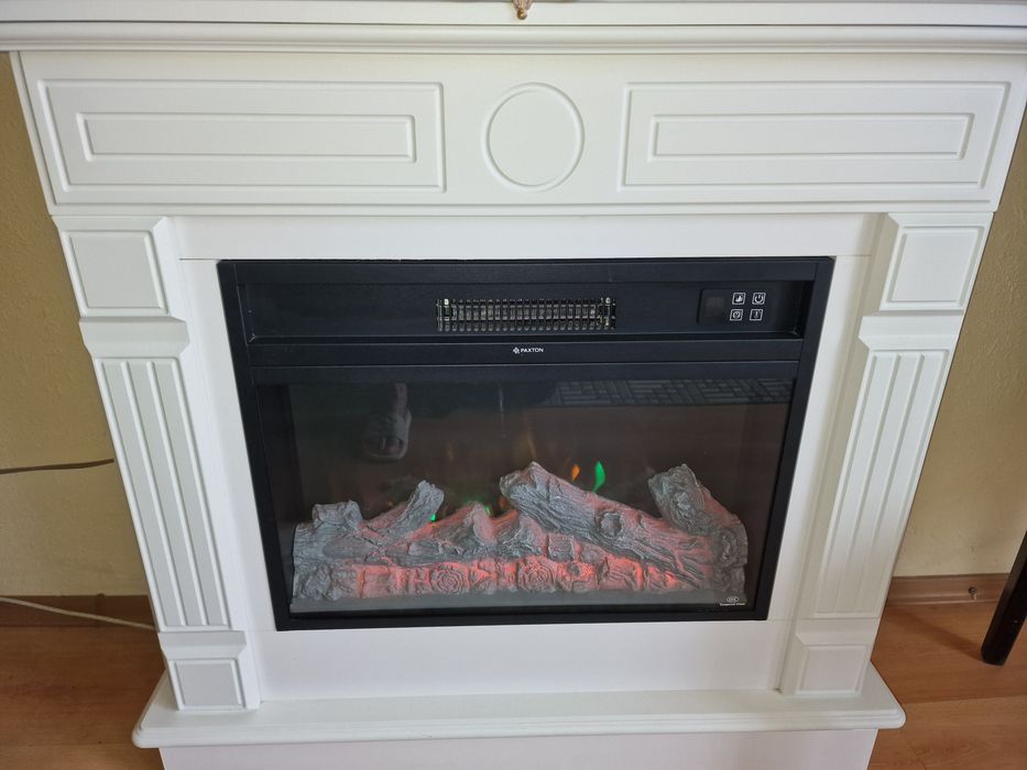 Șemineu Alb MDF 1000×900×300. super ofertă