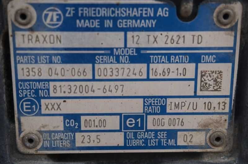 Cutie de viteze pentru camion - ZF 12TX2621DD+INT3