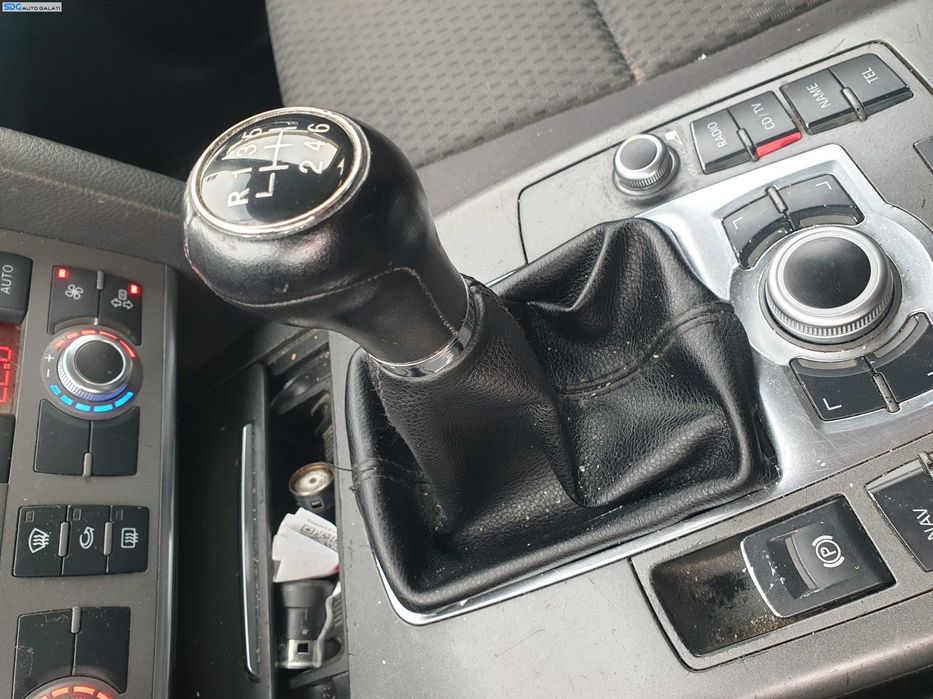 Nuca Piele Cu Manson Schimbator Cutie Manuala 6 Trepte Audi A6 C6 2004 - 2011 [K1929]
