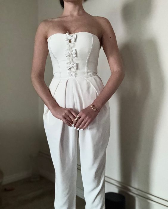 Salopeta vara alba Elisabetta Franchi