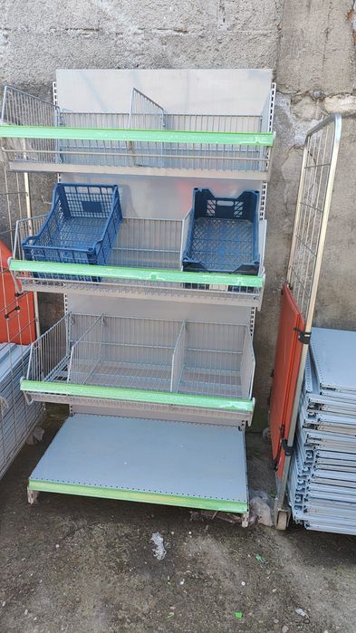 Rafturi metalice de magazin culoare deosebita