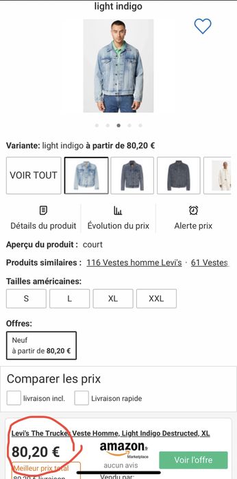 Vand geaca/jacheta din denim Levi’s