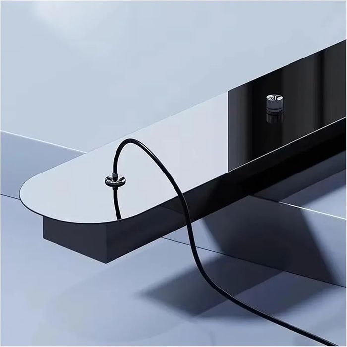 Черна висяща лампа с 3 кристални глави и LED 3000-6000К дистанционно