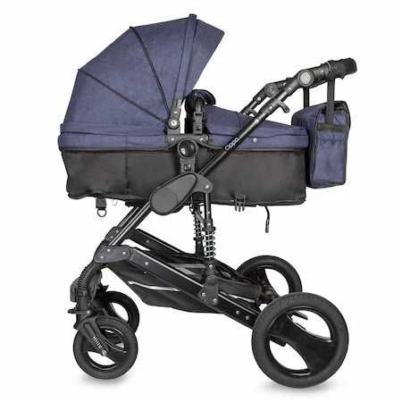 Carucior(căruț) transformabil si pliabil Coccolle Oppa 2in1 albastru