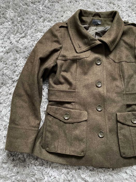 palton scurt hm kaki