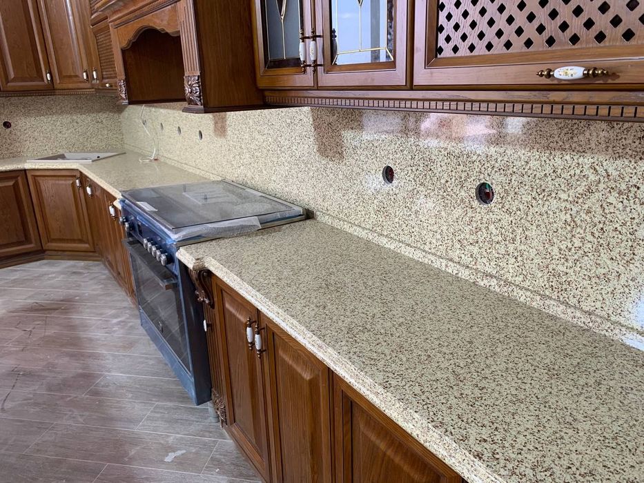 Изготовление столешниц, баров, из искусственного камня акрила и кварца