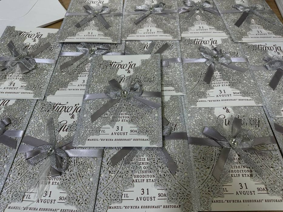 Taklifnomalar kanvertlik, таклифномалар