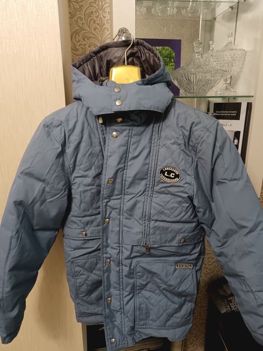 Пуховик двусторонний 46р