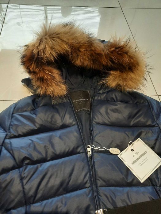 Geaca puf si blana naturala