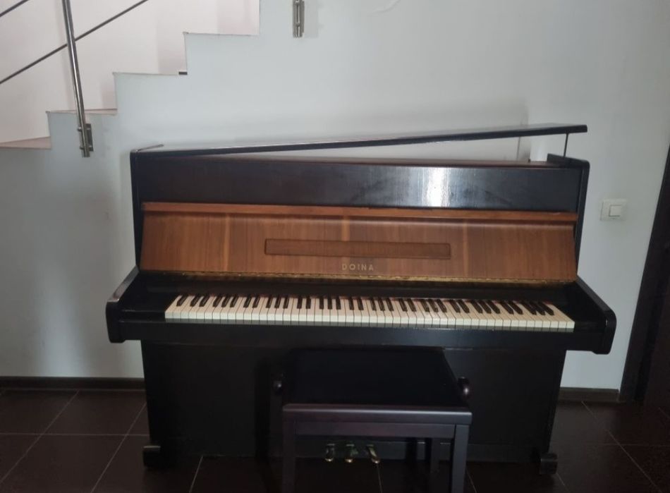 Pianină Doina placă de bronz