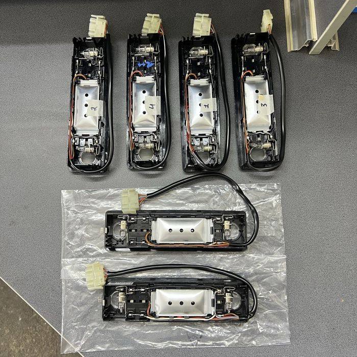 Новые черные центральные плафоны bmw e34 e32 бмв е34 е32