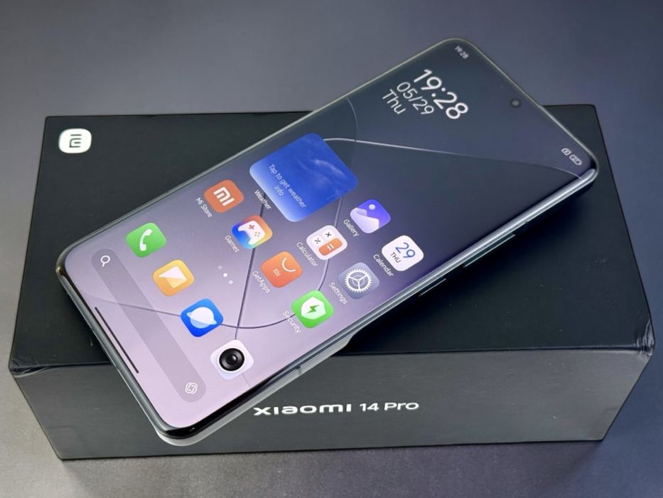 КАТО НОВ! Xiaomi 14 Pro 256GB 12RAM Black Гаранция!