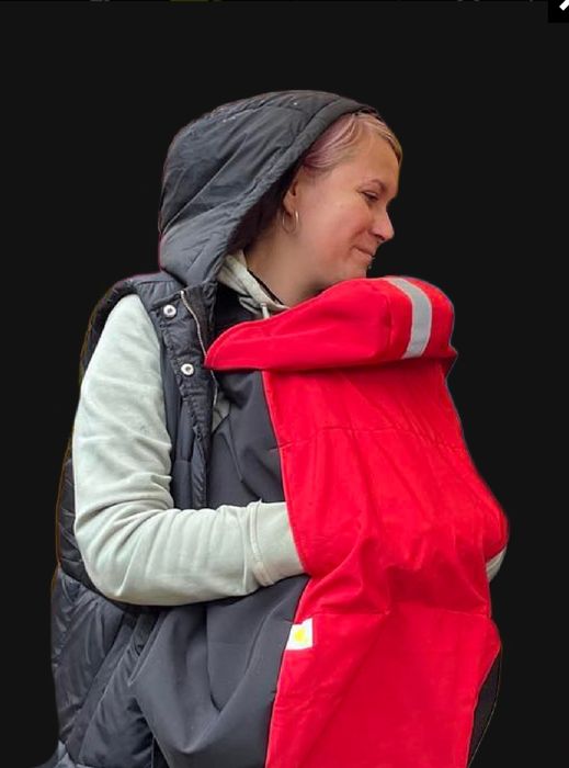 Protecție vreme rece pentru sistem de purtare bebe