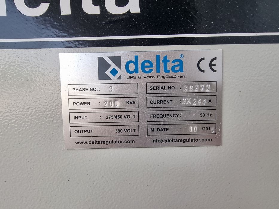 Delta 200 kVa yangi Stabilizatorlar