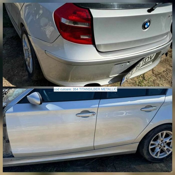 bmw seria 116d e87 LCI  2010 culoare 300 alpinweiss 3 motor n47 cutie manuala caseta directie volan pe stânga usa haion bara spate Cardan grup alpinw