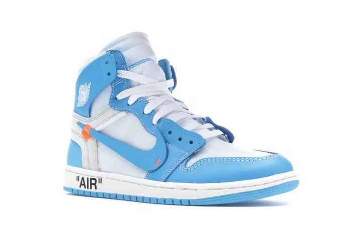 Nike X Off White Air Jordan 1 University Blue