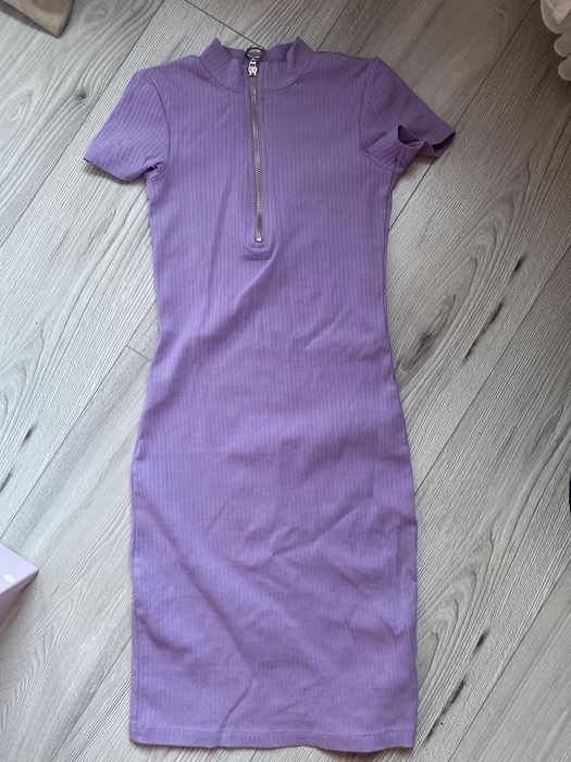 Rochie mov scurta mulata de zi