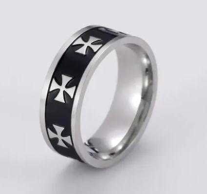 Тамплиерски Розенкройцер Масонски Пръстен Рицар Малтийски ЖелезенКръст