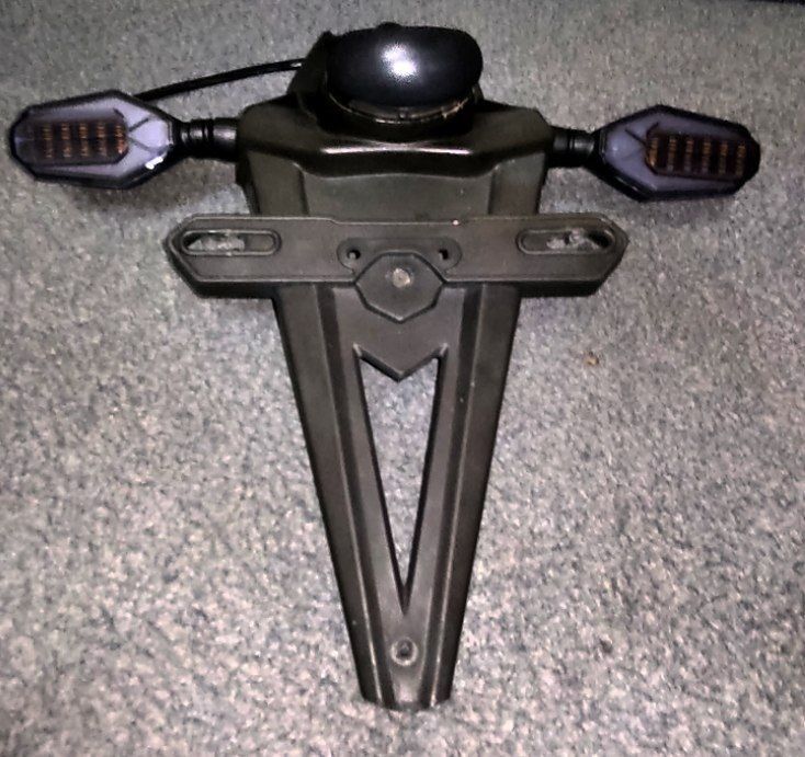 Заднее крыло под номер для мотоцикла