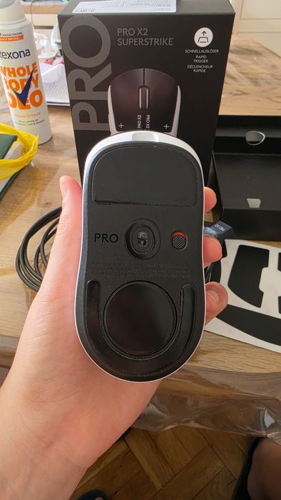 Гейминг мишка Logitech - Pro X2 Superstrike, оптична, безжична