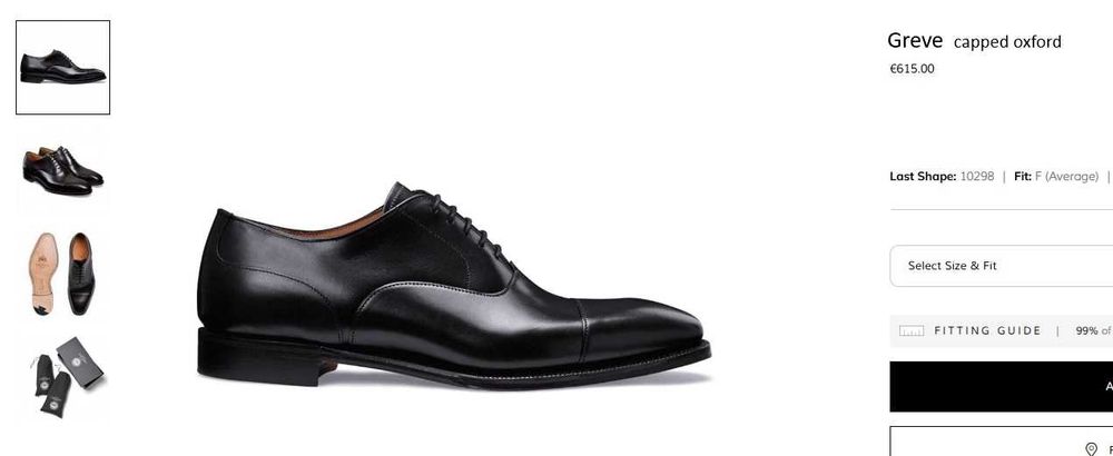 Pantofi de lux 46 46.5 oxford cap toe GREVE NOI lucrati manual piele
