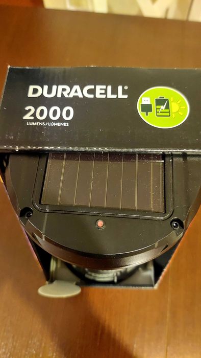Lanterna Duracell tri-power rechargeble