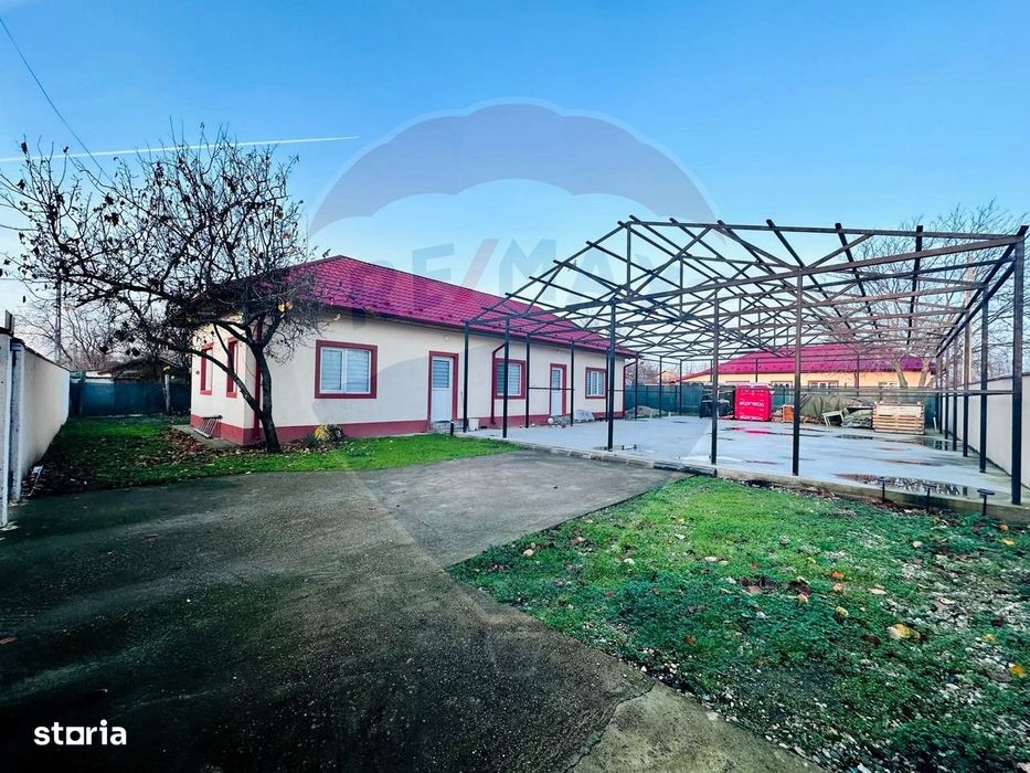 Casa Noua, Mobilata,Pod si Structura pentru Hala,Piscina-Sat Progresul