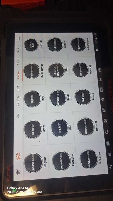 Diagnoză auto profesionala Autel MaxiCom mk908