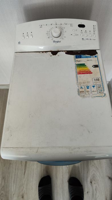 Пералня Whirlpool с горно пълнене за части
