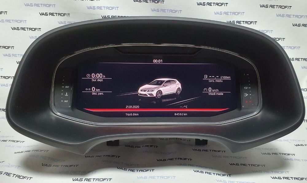 Ceasuri Digitale Plasma SEAT LEON 5F / ATECA Virtual Cockpit AID